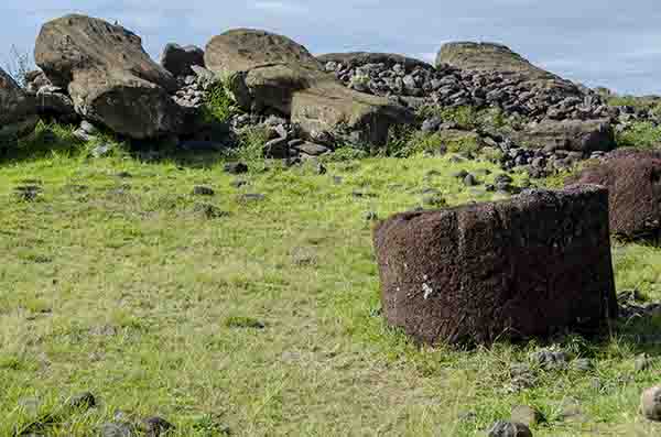 197 - Chile - isla de Rapa Nui o Pascua - Vinapu - Ahu Tahira